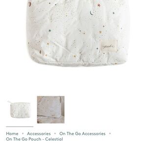 Pehr Celestial Baby Bag - White